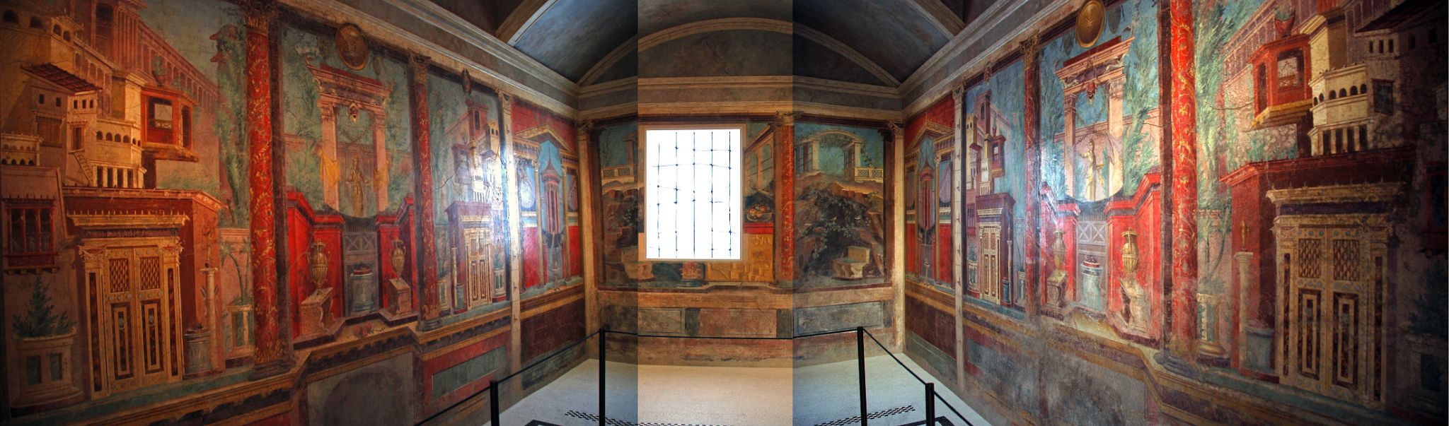 Met Highlights 05-1 Roman Cubiculum (bedroom) from the Villa of P. Fannius Synistor at Boscoreale